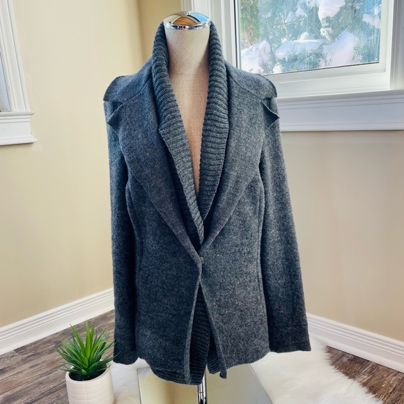 Katherine Barclays wool cardigan / blazer knit - Picture 1 of 11